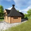 Grill Cabin 9.2 m2 with sauna extension