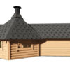 Grill Cabin 9.2 with sauna extension without background