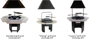 Grill and chimney(1)(2)