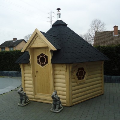 Sauna cabin 9.2 with a changing room