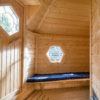 Sauna Cabin 9.2 with changing room inside