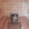 Sauna barrel 2.5 m Length x 1.9 d Inside with electric heater
