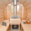 Sauna barrel 4m inside