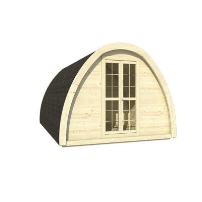 Insulated Camping Pod 2.4 x 4.8 external view