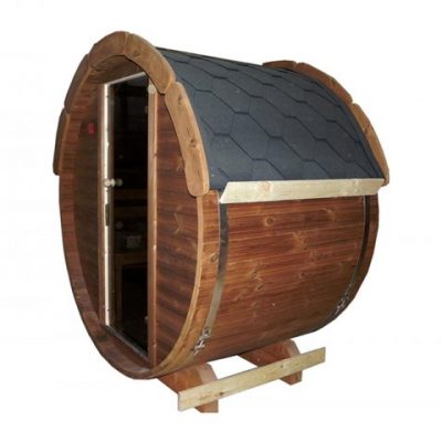 Tiny Sauna Barrel external view