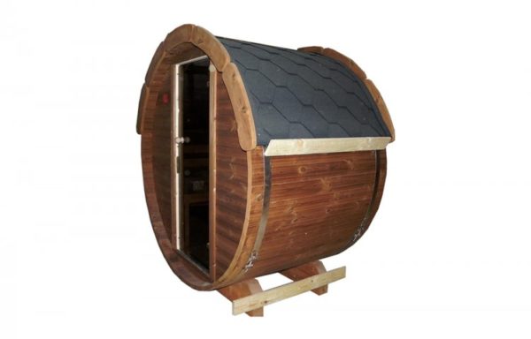 Tiny Sauna Barrel external view