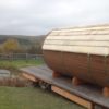 Sauna landscape view